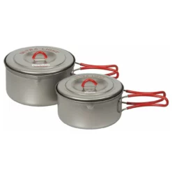 ECA260R Titanium Ultralight Pot Set M (900ml & 1300ml)