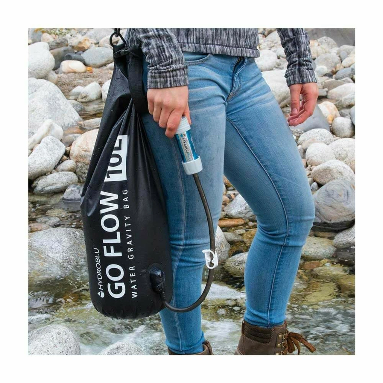 Go Flow Water Gravity Bag With Versa Flow Water Filter - Image 4