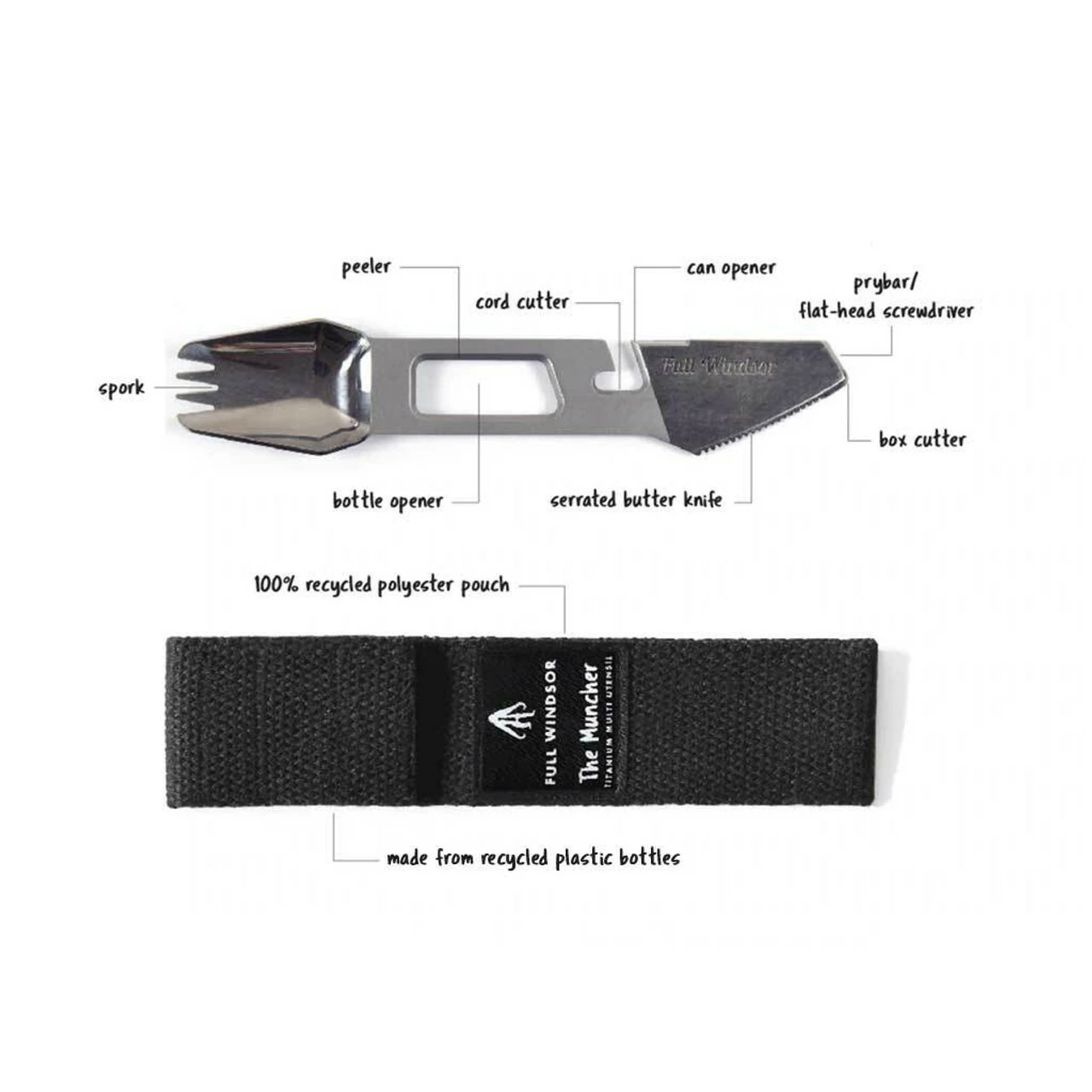 The Muncher - Titanium Multi Utensil - Image 2