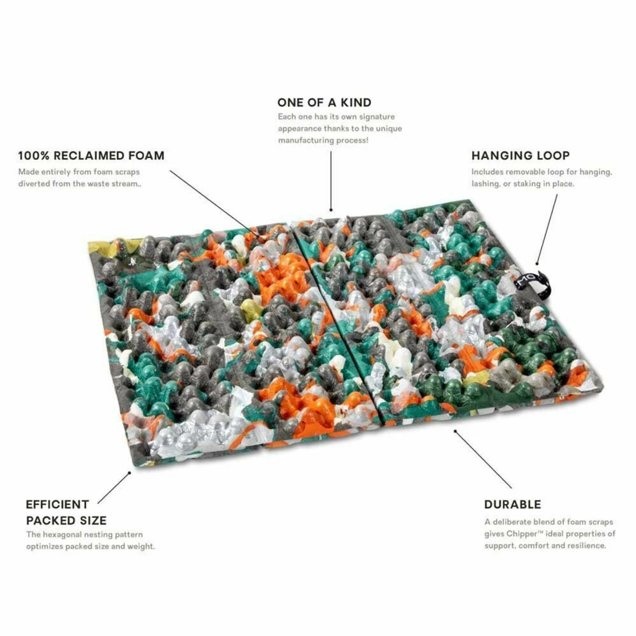 Nemo Chipper Reclaimed Closed-Cell Foam Seat - Image 3