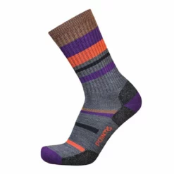 37.5 Hiking Mixed Stripe Light Crew Socks