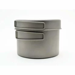 Titanium 1300ml Pot With Pan