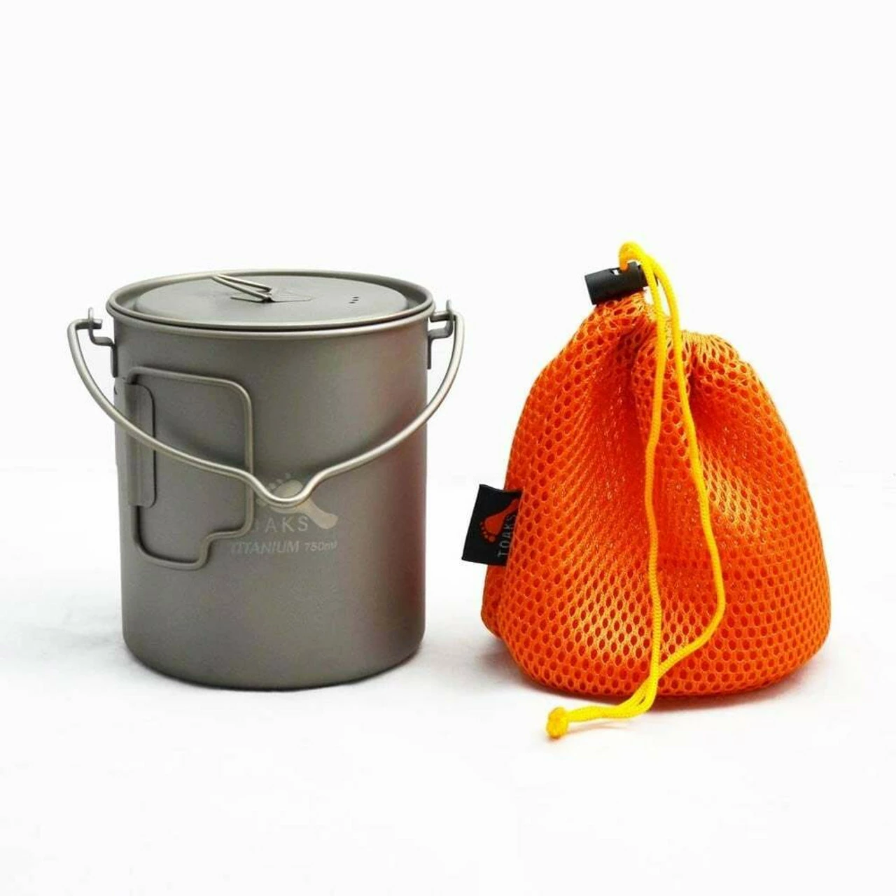 Titanium 750ml Pot With Bail Handle - Image 4